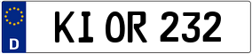 Truck License Plate